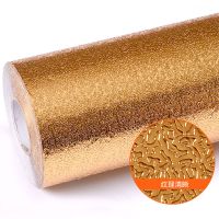 贴纸橱柜厨房灶台耐高温油烟机鞋柜自粘墙贴纸带粘胶防油防水铝箔|金色加厚橘皮纹 61cm宽*10米长[送美工刀+括板