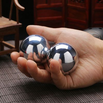 保定铁球实心钢珠健身球手球中老年铁蛋子手握球保健球健康球一对