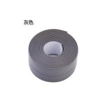 厨房防霉防水胶带厨卫灶台封边洗菜盆水槽缝隙美缝马桶贴条密封贴|灰色3.8厘米*3.2米