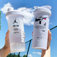 学生健身水壶号男女户外便携水瓶太空杯运动杯子塑料大容量水杯