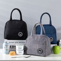 饭盒袋子铝箔加厚手拎便当包饭包便当盒帆布保温上班带饭的手提袋