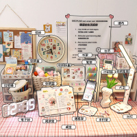 ins书桌文具整理桌上胶带杂物学生宿舍桌面置物架抽屉式