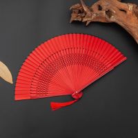 舞蹈跳舞扇子古风工艺扇折叠演出便携扇手绘中镂空小折扇|10#