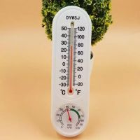 温度计温度计家用室内温度计婴儿房温湿度表鸡舍大棚蔬菜大棚|白色长条款 买2送2[发4件]