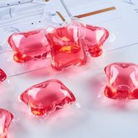 留香浓缩清洁神器去污杀菌家用洗衣持久洗衣液衣物洗衣神器|玫瑰诱惑(红色) 20颗+3片洗衣机清洁片[爆销]