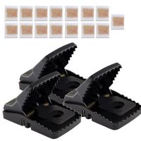 老鼠神器一窝端全自动家用老鼠笼子灭杀克星捕鼠老鼠夹捕鼠器|[夹鼠神器]3个装+15包诱饵