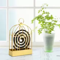 挂墙线香接灰托盘架家用托蚊香盒防火悬挂盘香支架鸟笼蚊香
