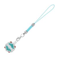 女宫铃吊坠新品驱蚊神器驱蚊手环驱蚊珠时尚驱蚊挂件必备简易|保色银绿宫铃配9颗驱蚊香珠 白玉兰花浓香