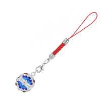 女宫铃吊坠新品驱蚊神器驱蚊手环驱蚊珠时尚驱蚊挂件必备简易|保色银蓝宫铃配9颗驱蚊香珠 挪威森林自然浓香