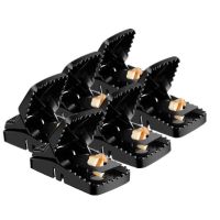 老鼠夹子自动捕鼠器家用老鼠夹灭鼠神器粘鼠板老鼠笼药老鼠贴强力|6个装老鼠夹*-*送10包饵料】