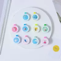 驱蚊扣环保驱蚊神器儿童防蚊虫驱蚊手环植物精油叮咬扣户外|儿童系列（颜色随机） 驱蚊扣（5个实惠装）