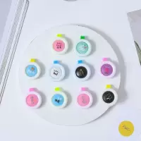驱蚊扣环保驱蚊神器儿童防蚊虫驱蚊手环植物精油叮咬扣户外|文字系列(颜色随机) 驱蚊扣(5个实惠装)
