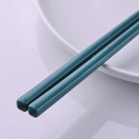 环保耐摔景德镇陶瓷筷子家用北欧风骨瓷档防霉防滑10双套装送礼|陶瓷筷[墨绿款]5双
