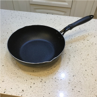 日本2至4人煎炒锅麦饭石平底炒锅深煎锅家用明火电磁炉不粘锅|26cm麦石(通用)