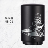 不锈钢啤酒开瓶器酒吧家用按压式起子起瓶开盖器创意定制|[店长推荐-热卖]加强款+一秒开盖+摇滚者NB-01[生锈不要钱]