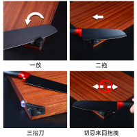 乌檀木整木实木家用刀板切抗菌防霉砧板大案板占板