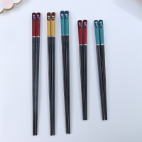 儿童筷子二段6岁女孩单双装训练家用4岁5岁7岁8岁小孩防滑宝宝筷|一家5口3长2短男孩+女孩