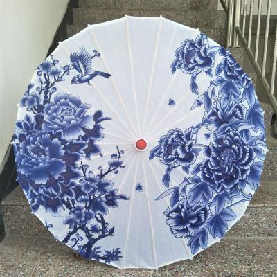 吊顶装饰伞成人拍照道具伞跳舞演出伞舞蹈工艺伞油纸伞防小雨|工笔 升级款花布伞