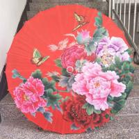 吊顶装饰伞成人拍照道具伞跳舞演出伞舞蹈工艺伞油纸伞防小雨|蝶恋花 升级款花布伞+布袋