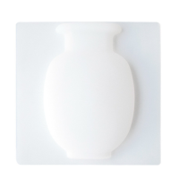 绿萝盆栽硅胶花瓶贴墙上水培植物壁挂花盆插花花卉室内花盆花架|透明白 5个