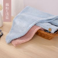 干发帽女吸水速干毛巾干发巾包头巾洗头发速干帽神器日本浴帽|藕粉+浅蓝两条装