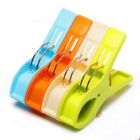 大号防风夹塑料夹衣服夹晒被子夹晾衣夹大夹子被夹|A+塑料[12个装]