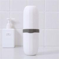 洗漱杯 牙刷牙膏收纳盒套装学生情侣旅行出差漱口杯刷牙杯 牙刷杯|雪山白