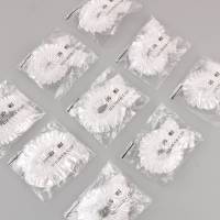 浴帽女性防水浴帽儿童防水洗澡成人款焗油染发头套头帽干发帽|白色加厚包装 20个装