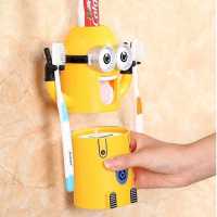 牙刷架懒人自动挤牙膏器刷牙杯创意儿童成人洗漱套装|双眼