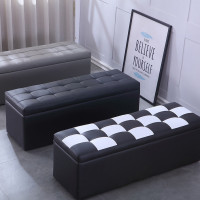 换鞋凳鞋柜服装店家用床尾储物沙发凳子长方形休息鞋店长条收纳凳