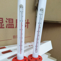 水产温度计海水淡水养殖温度计浴池泳池海鲜运输车温度表水温表|塑料壳红水-5+40度