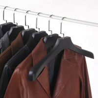 加厚仿木纹防滑塑料衣架大衣撑子西装衣挂服装店成人衣架