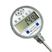 数显双金属数字温度计wst411径向工业锅炉管道用反应釜烤箱温度计|探杆长300厘米