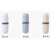 漱口杯旅行牙刷盒便携套装洗漱杯创意刷牙杯子牙缸牙具收纳盒|两个装丨浅蓝+浅蓝