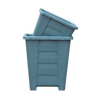 四方青山盆方口控根花盆升级加厚塑料树脂透气不烂根月季花种植盆|[2345号]各一个 不要托盘