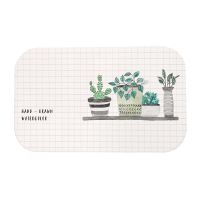 天然硅藻泥皂垫创意印花香皂盒硅藻土卫生间吸水快干防潮霉肥皂盒|秋恋【买二送一】 椭圆形