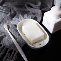 创意菠萝香皂盒可爱肥皂盒架沥水卫生间收纳盒置物架皂盒大号|菠萝皂盒[灰色] 4个