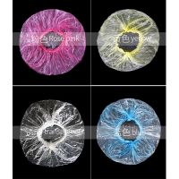 50-200只]浴帽 性女防水防油烟成人洗澡淋浴帽子头套焗油帽|加厚蓝色/200只推荐