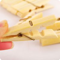 竹夹子晾衣夹家用木夹子晒被夹小夹子衣服夹子防风大棚夹照片|个竹片夹