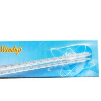 温度计大棚温度表精密玻璃棒式温度计红水 银棒表温度计|水银0-300度10支 30公分