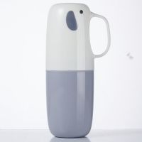 旅行套装便携式创意洗漱杯束口杯子家用牙刷男女情侣学生杯子|款式二 大象牙刷筒+天鹅漱口杯