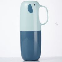 旅行套装便携式创意洗漱杯束口杯子家用牙刷男女情侣学生杯子|款式三 大象牙刷筒+天鹅漱口杯