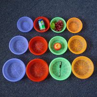 圆形小号迷你塑料洗米淘米水果篮箩筐筛子手工课玩具收纳篮子