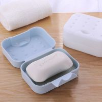 肥皂盒学生宿舍浴室旅行大小号香皂盒带盖沥水香皂盒子便携肥皂盒|肥皂盒两件优惠
