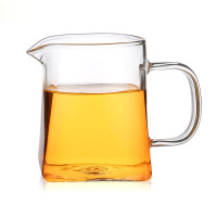 650ml公道杯玻璃耐热玻璃茶具功夫加厚玻璃茶海分茶杯公杯|350ml天圆地方公杯(加厚)