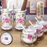 创意厨房陶瓷筷子筒沥水筷子笼家用筷子盒防霉筷筒筷子盒筷子架