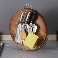 厨房置物架砧板架刀架水槽水龙头挂篮收纳神器免打孔壁挂式锅盖架