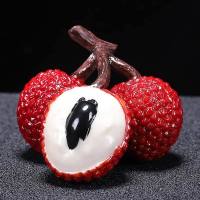 同款变色荔枝茶宠摆件可养创意个性茶玩茶道茶具配件|荔枝茶宠三粒