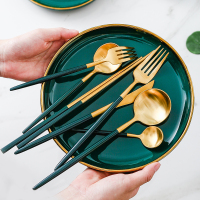 西餐餐具情侣三件套家用牛排刀叉304不锈钢刀叉勺筷网红套装ins风