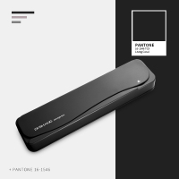 便携餐具盒学生单人装空盒子可爱创意放装筷子勺子的收纳盒|(黑色)空盒